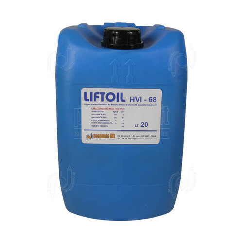 HYDRAULIC OIL FOR POWER UNIT HVI68 (TANK 20Lt)
