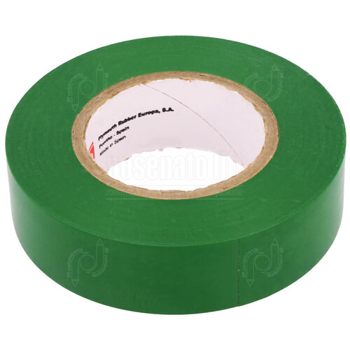 ELECTRICAL TAPE 19 mm X 20 mt - Colour: GREEN