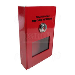WINDOW KEY HOLDER BOX RED PLATE   WITH KEY G9225